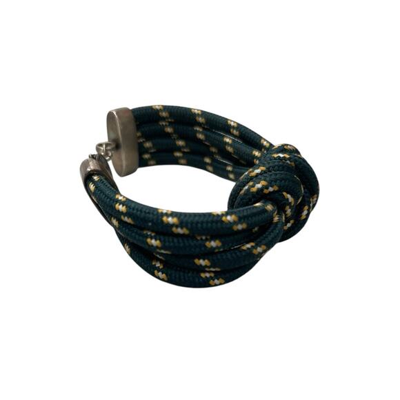 Isabel Marant Knot Bracelet Green Cord Wrap - Picture 4 of 8
